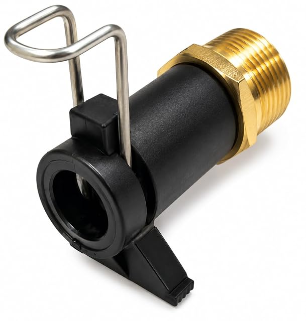 M&M Smartek pressure washer adapter, Kärcher bayonet to M22 male thread, product photograph